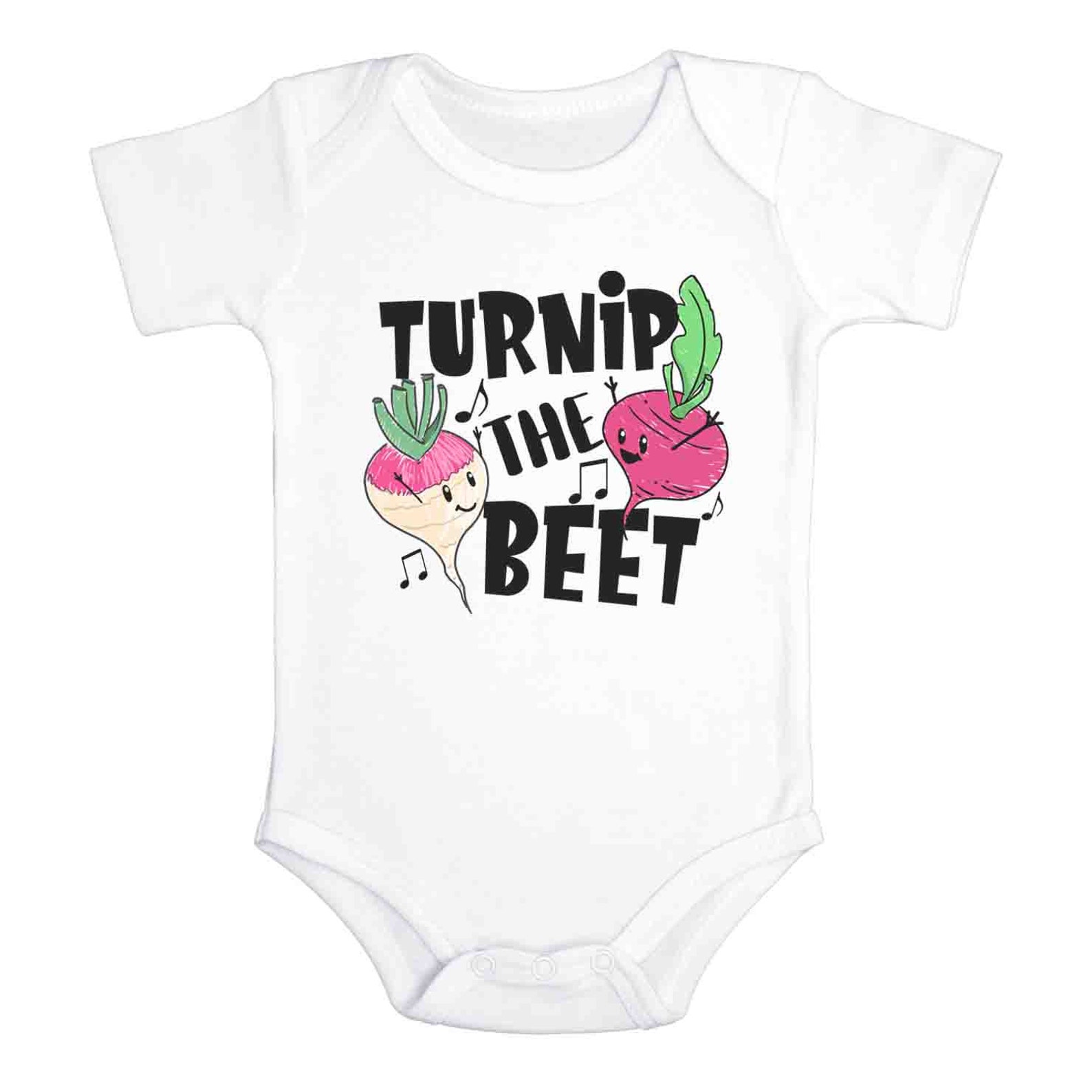 Turnip the Beat Baby Onesie Cute Baby Bodysuit Cute Baby Etsy