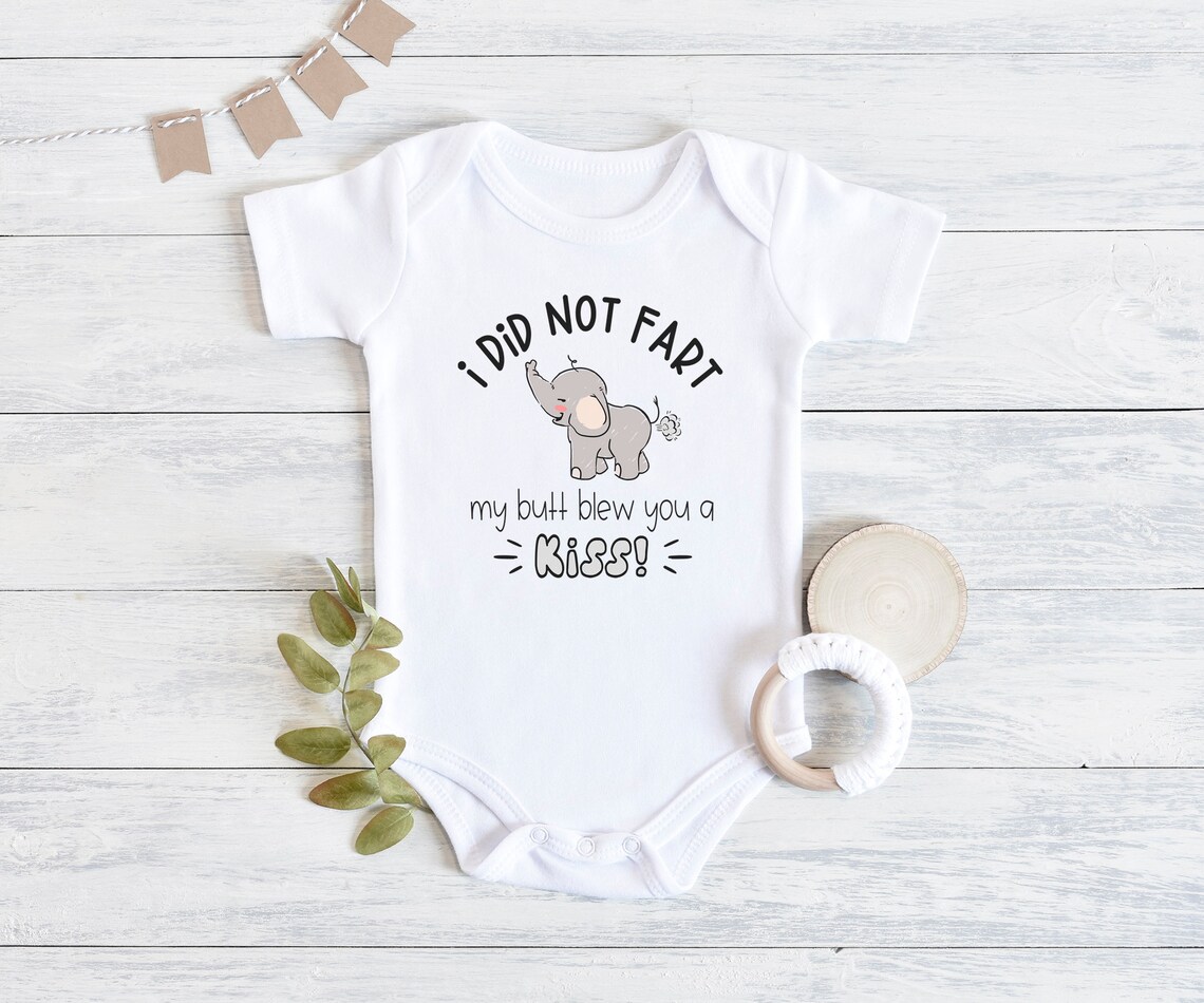 Cute Elephant Onesie® Elephant Baby Shower Animal Onesie Etsy