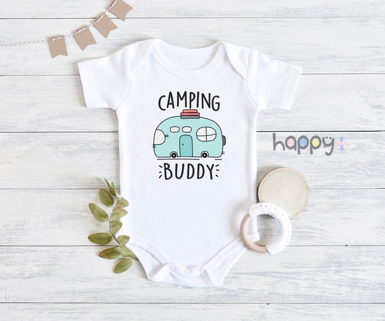 Camping Buddy Onesie Happy Camper Onesie Baby Shower Gift Etsy