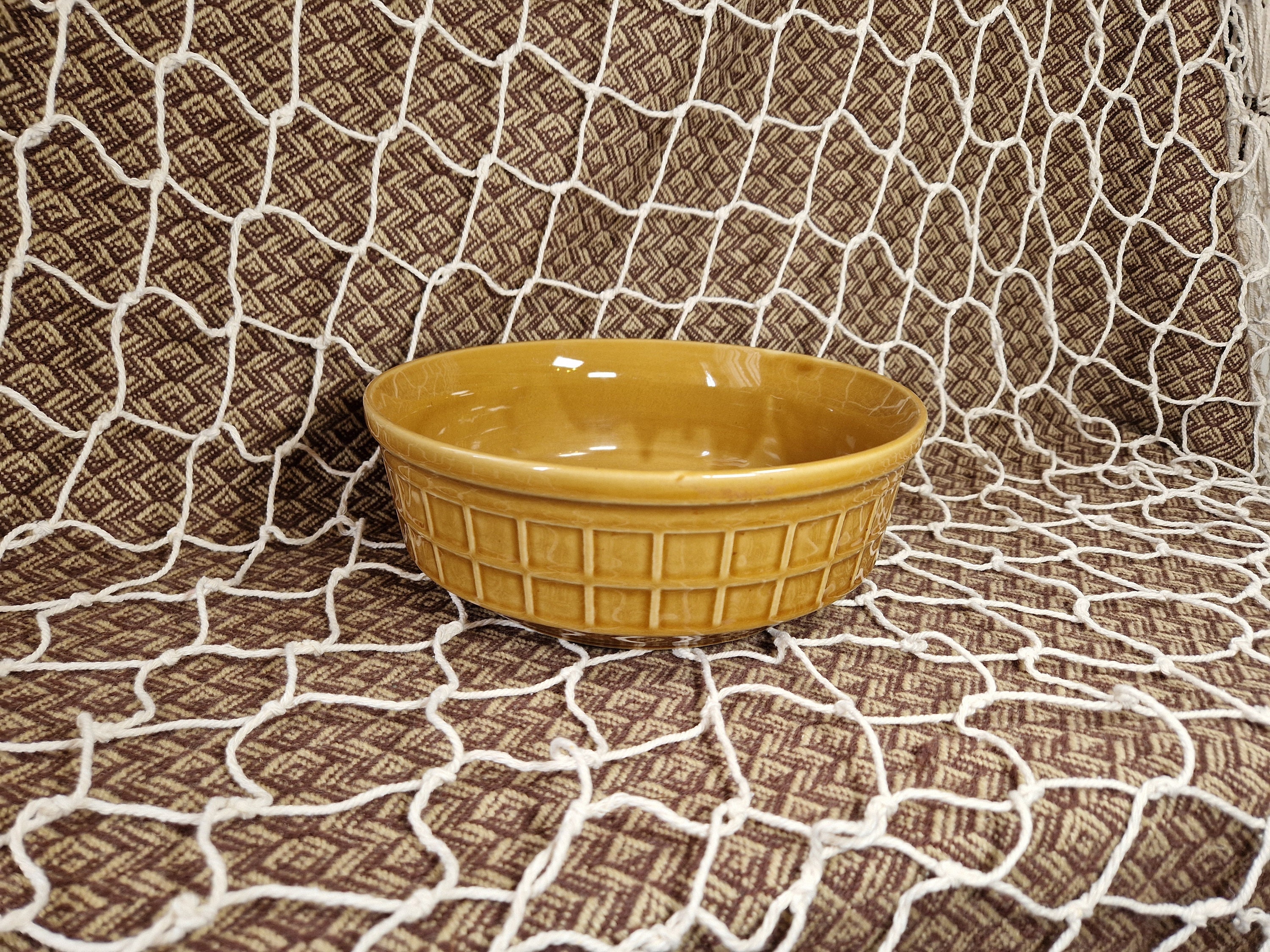 Mustard Fruit Bowl Etsy
