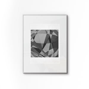 Pen Plotter Ink Drawing | Abstract Line Art | Unique Black Ink Graphic Illustration | Limited Edition | 30x40cm | Swarm #4 - Not a Print