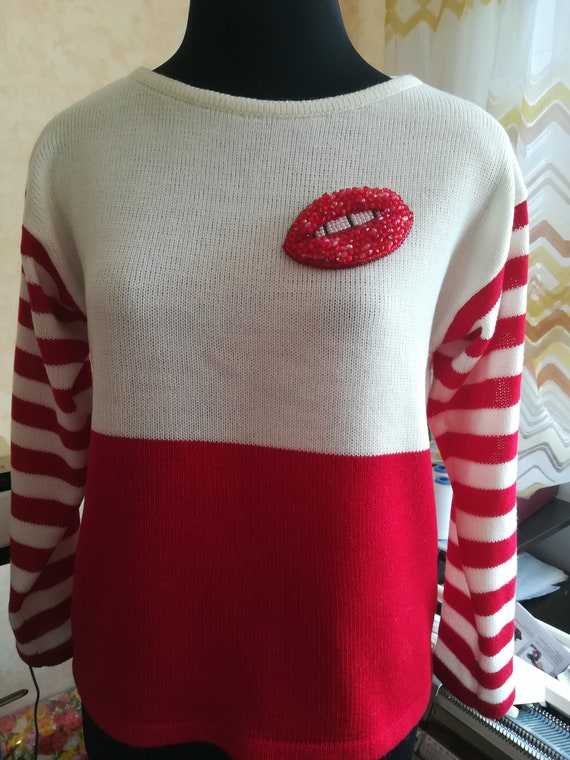 bright coloured jumpers