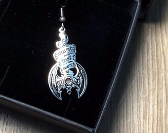 D*kes For Trans Rights - stainless steel labrys earring