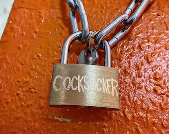 Cocksucker Padlock Necklace