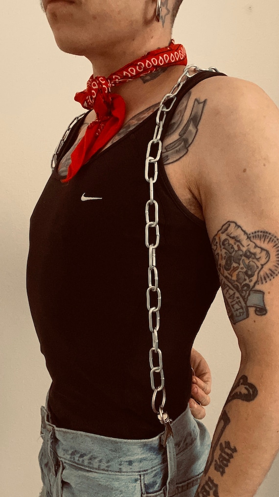 Heavy Duty Steel Chain Suspenders, Made to Measure - Etsy