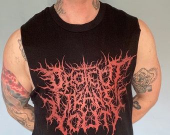 MISPRINT Protect Trans Youth brutal deathcore slashed vest