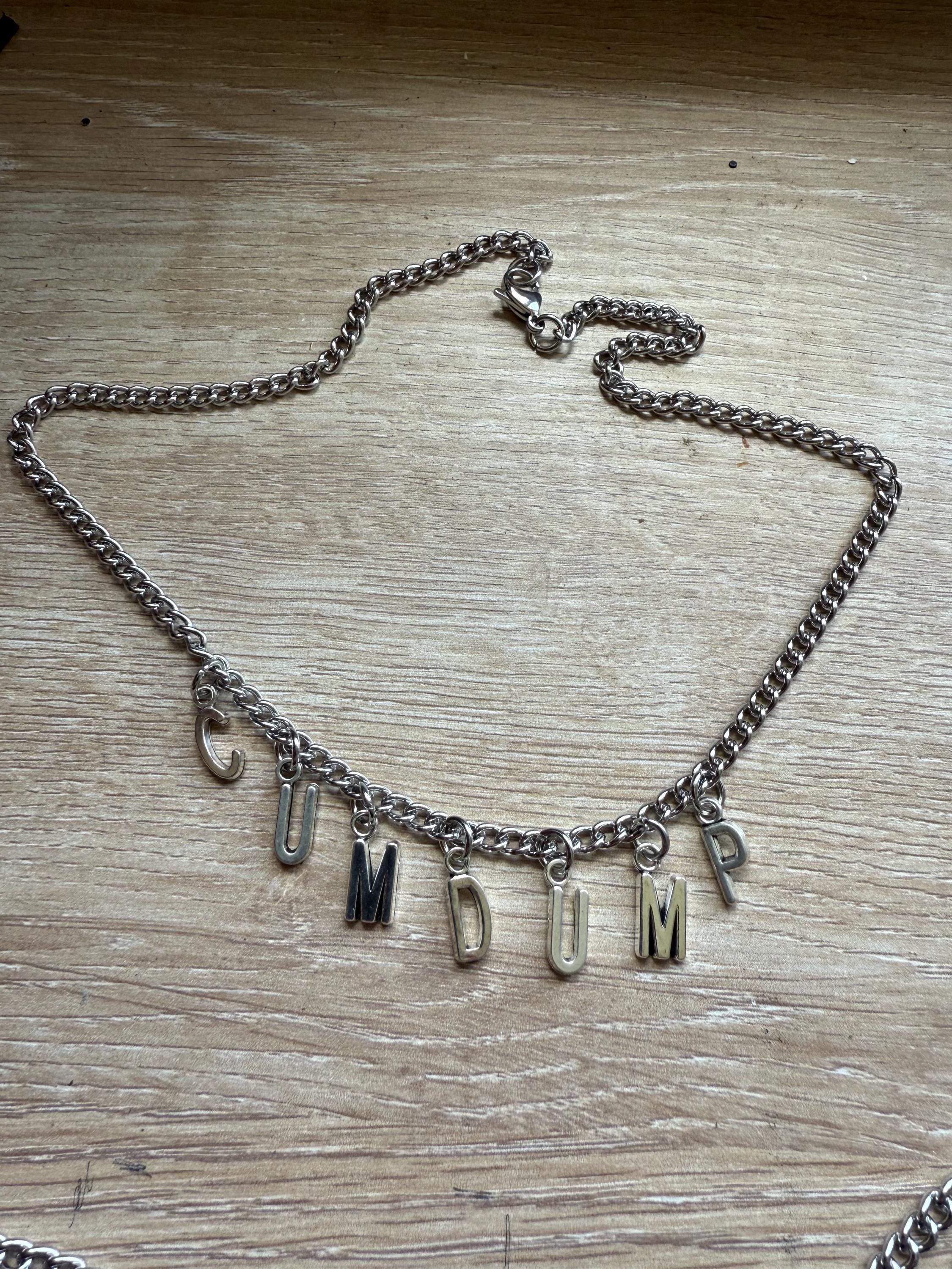 One off Lettering Chains Available. Stainless Steel Chain - Etsy