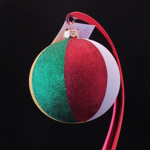 Beach Ball Ornament Etsy