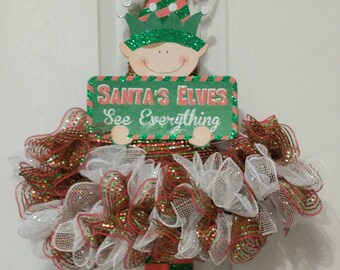 Elf Hat Wreath - Etsy