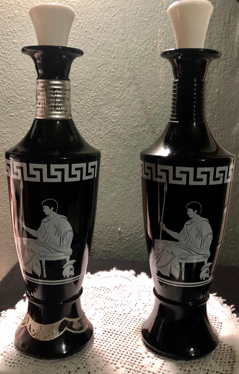 1958 Roman Collectible Jim Beam Whiskey Decanters Etsy