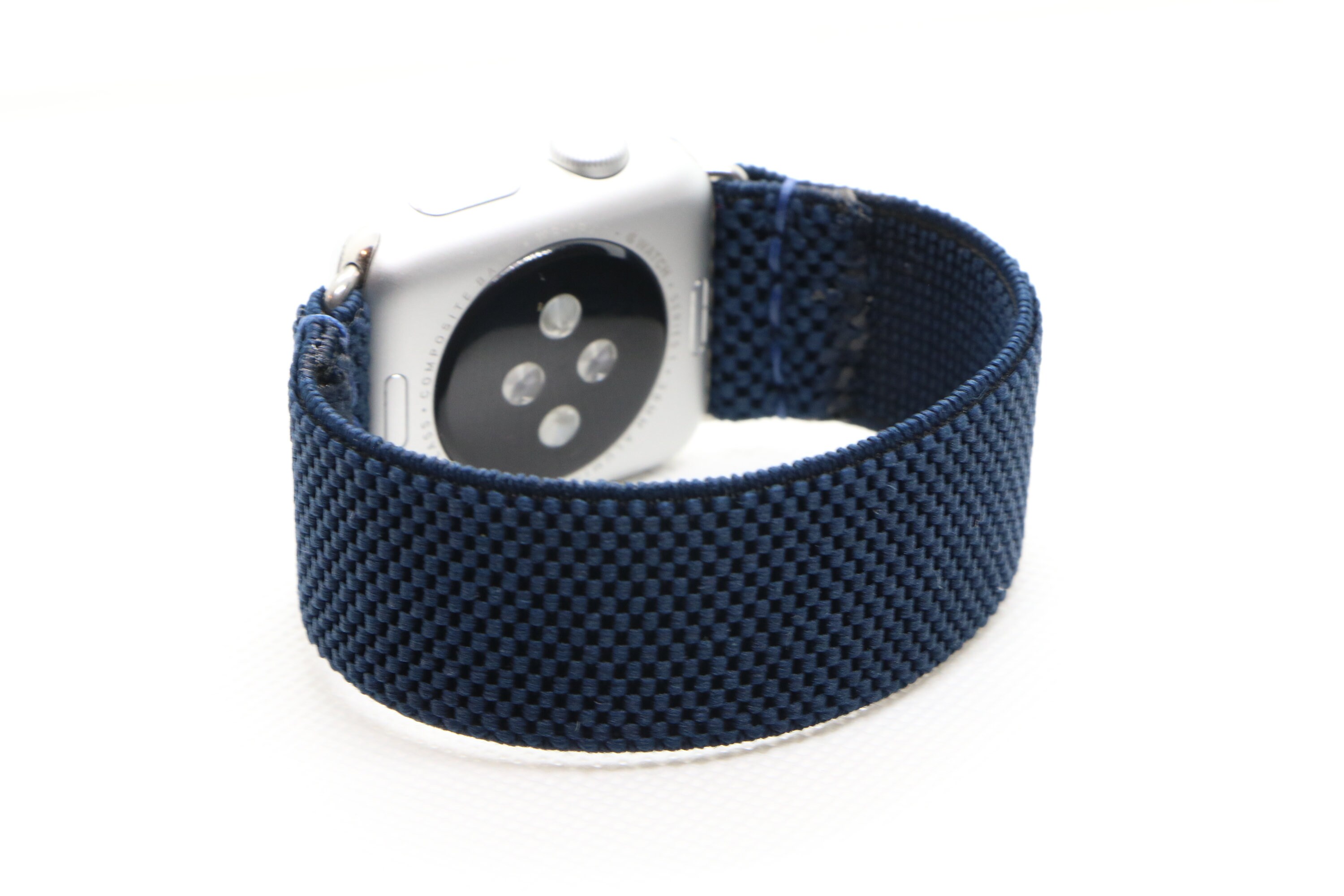 blue braided apple watch band