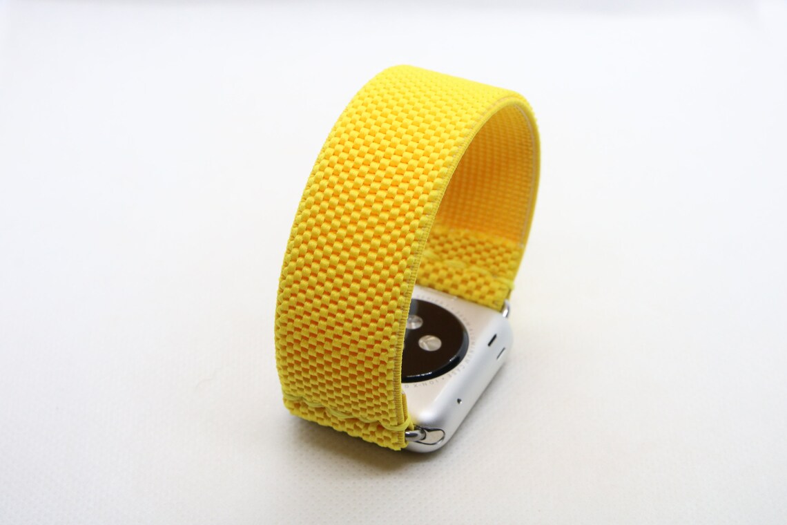 Elastic apple watch band 44mm 42mm Braided Solo loop apple | Etsy