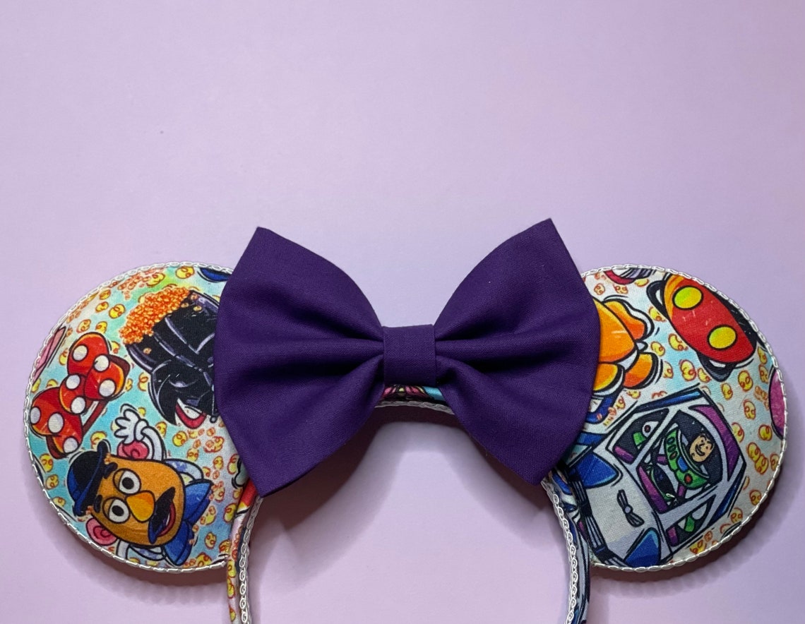 Popcorn Bucket Ears Disney Park Ears Disney Inspired Ear Etsy