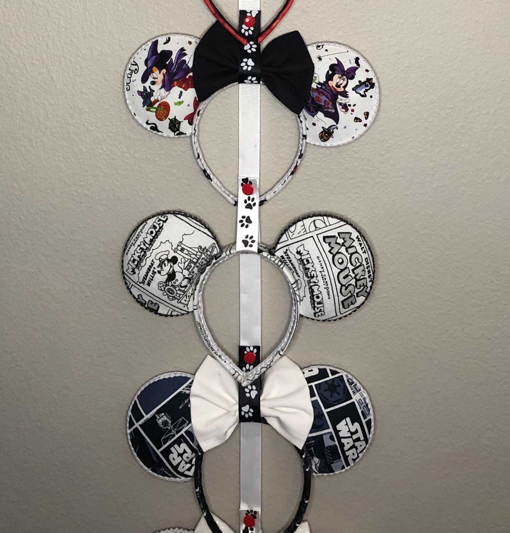 Villain Ear Display Disney Villains Ear Display Ear Holder Etsy