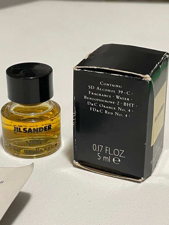 Vintage Minature Jil Sander No. 4 Eau De Parfume … - image 6