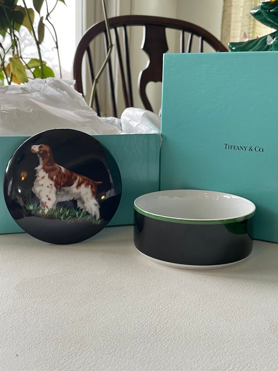 Vintage Tiffany & Co 1992 Hunting Dogs Porcelain B