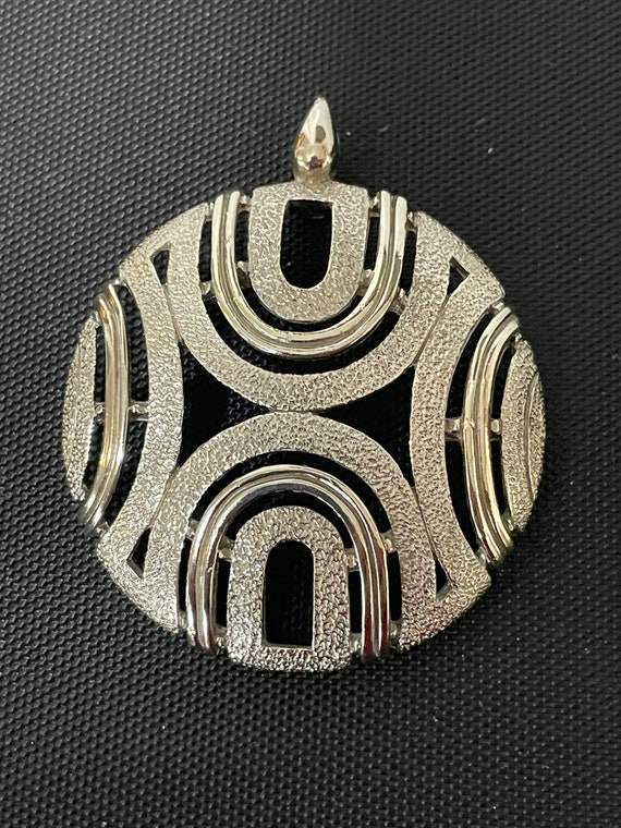 Vintage Silver Toned Pendant 1970’s