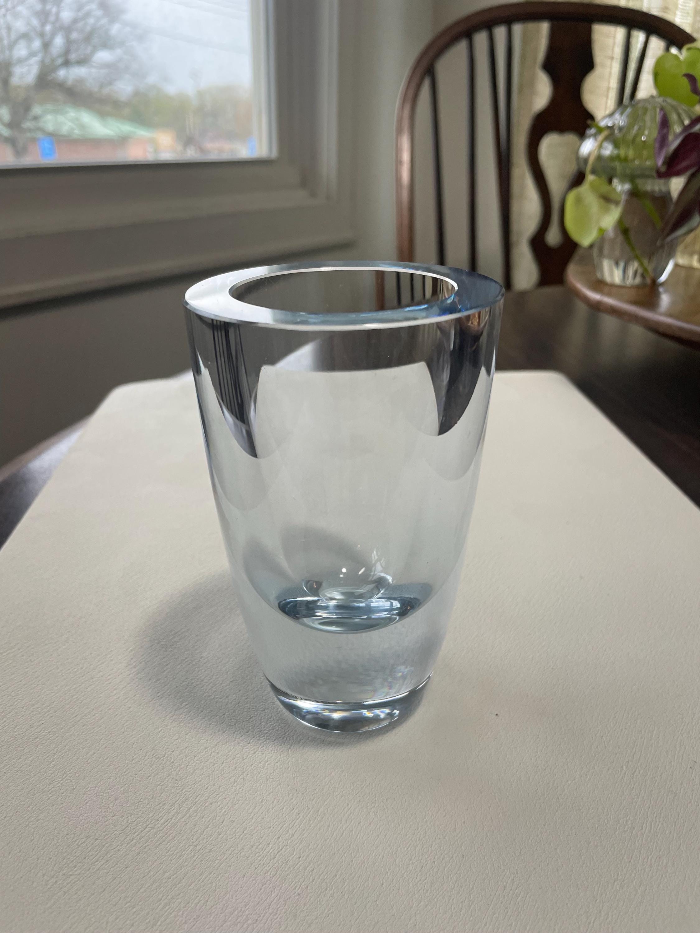 Strombergshyttan Sweden Crystal  Vase、花器 Strombergshyttan Vase - Etsy