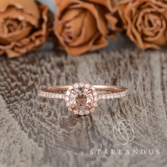 Small morganite ring discount