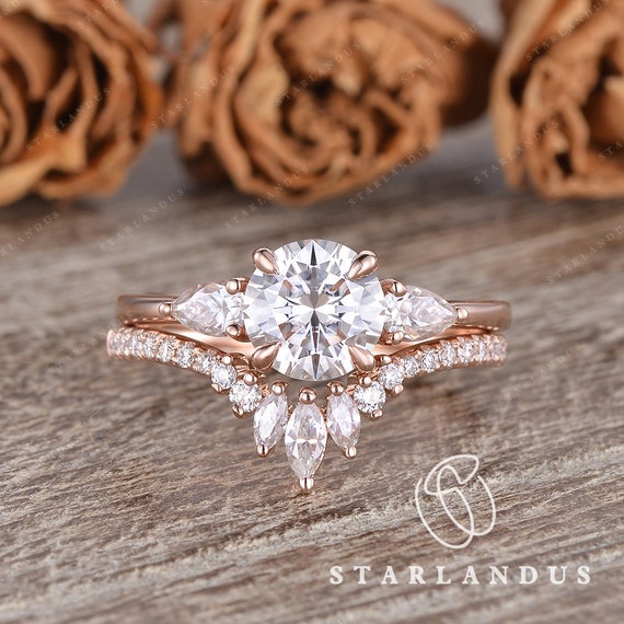 1ct moissanite sale ring