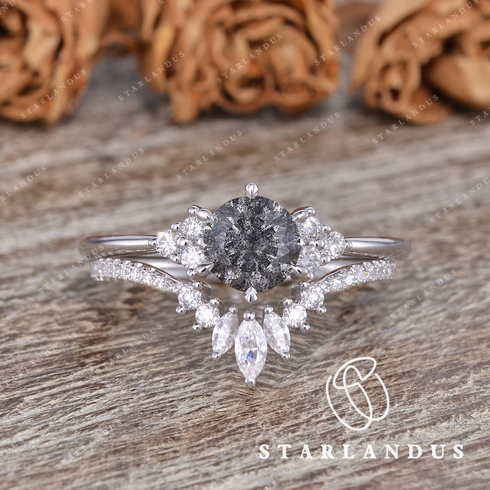 Moissanite salt on sale and pepper