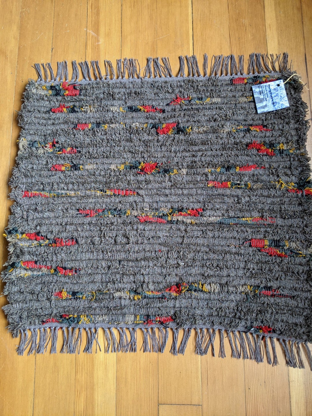 Gray Wool Rag Rug Wool Rag Rug - Etsy