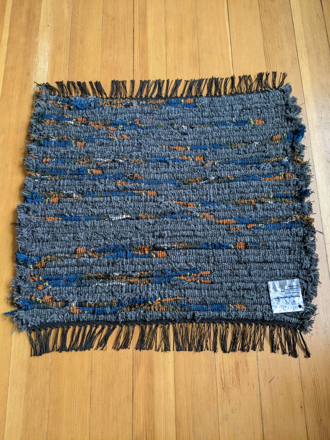 Gray Wool Rag Rug Wool Rag Rug - Etsy