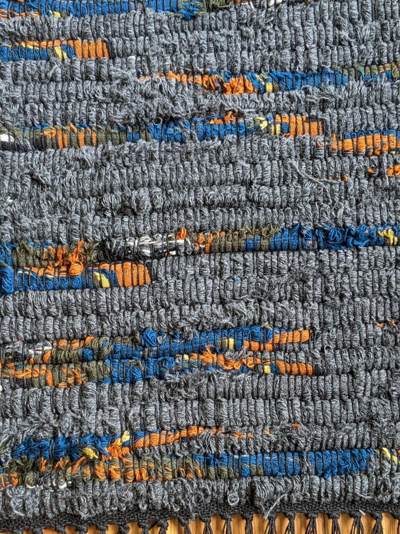 Gray Wool Rag Rug Wool Rag Rug - Etsy