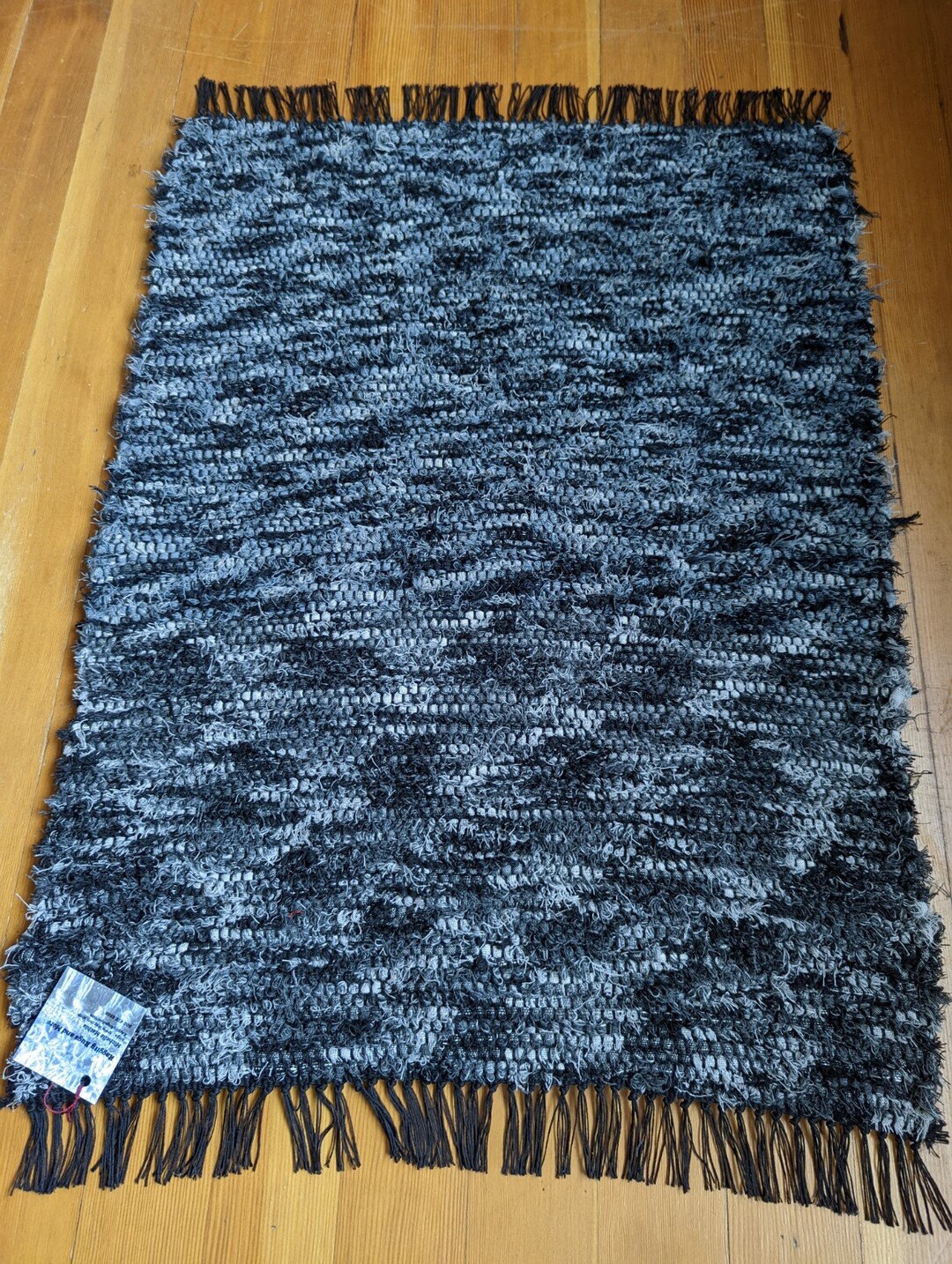 Gray Wool Rag Rug Wool Rag Rug - Etsy