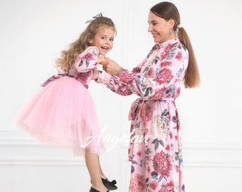Matching Mommy and Me Outfits - Mother Daughter Dress - Blush dress