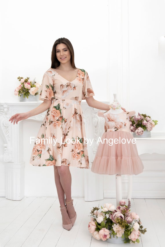 Matching Mommy and Me Outfits - Mother Daughter Dress - Backless Dress  Easter Outfit