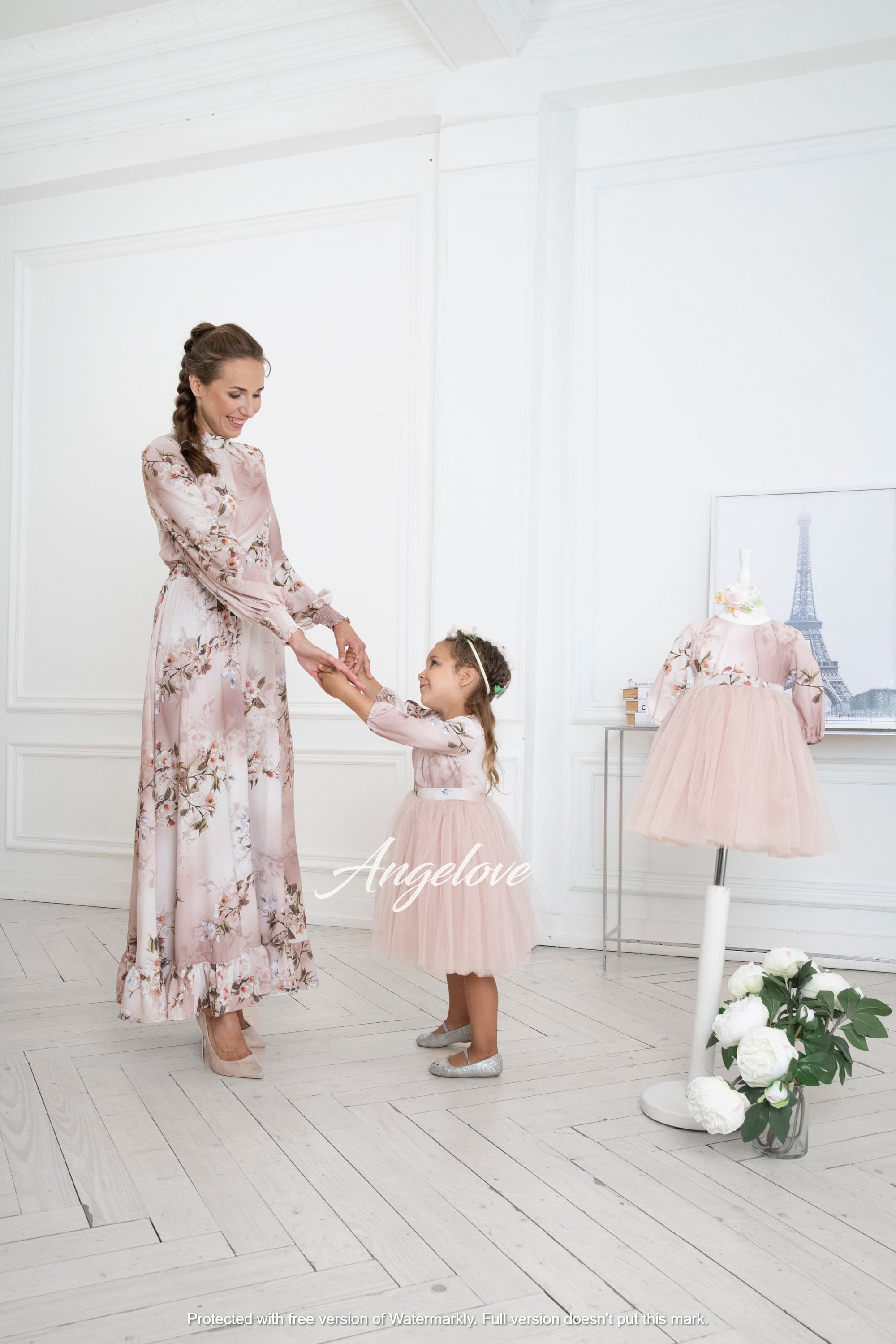 matching maxi dresses for mom and daughter Ma shaa Allah  Mom & Daughter combo  Twinning with my princess  ,  Both dresses are from SHEIN , Blue Maxi dress, sz25051269139174373, Baby  dress, sa251223201242299513702
