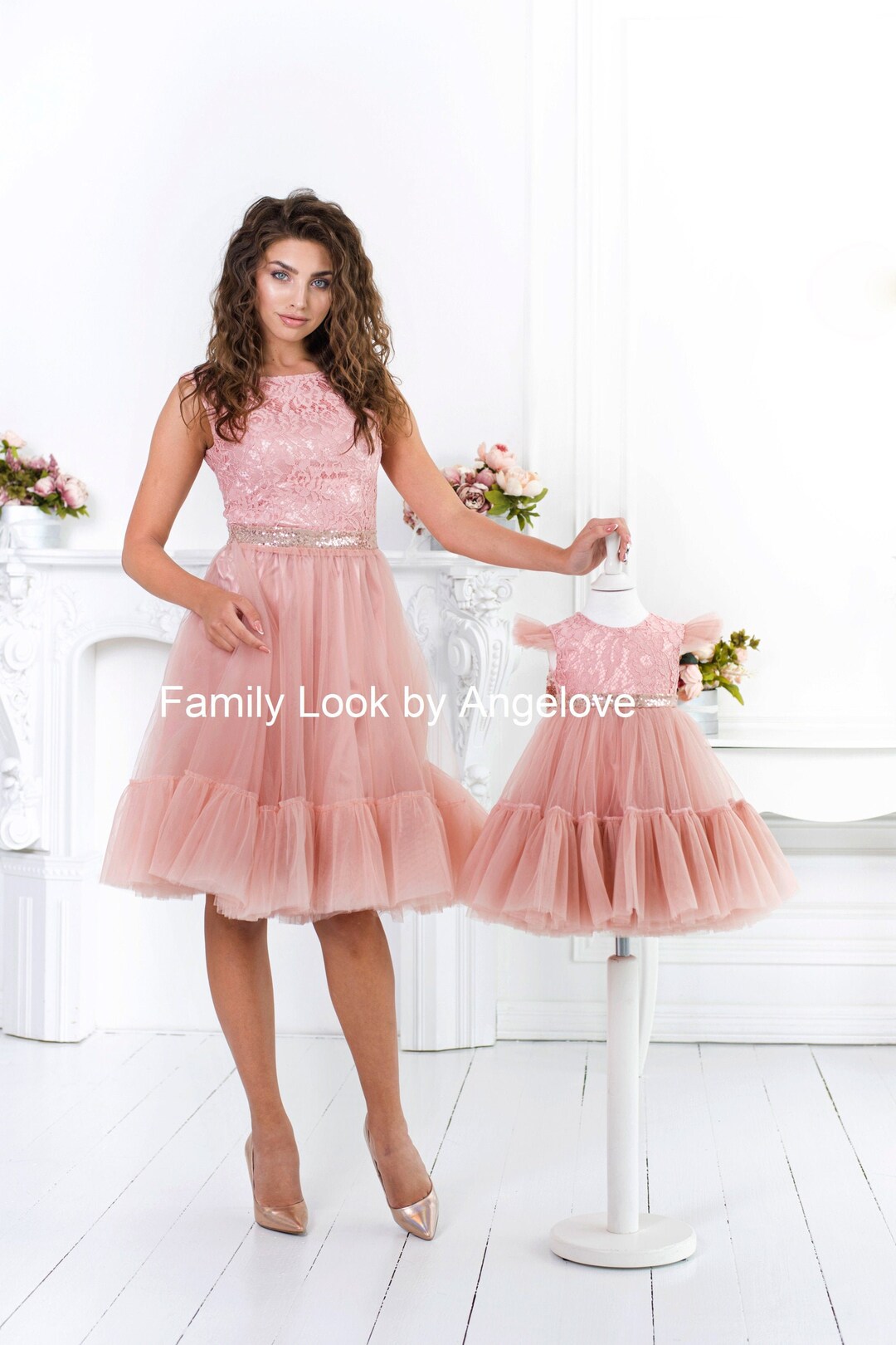Mommy and Me Dress Matching Family Outfits - Etsy
