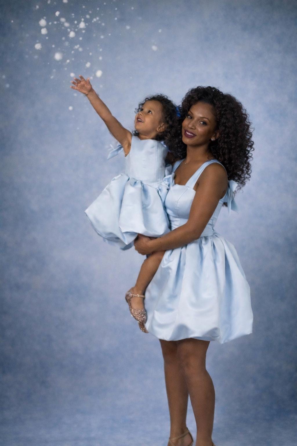 Mommy and Me Light Blue Dress - Etsy
