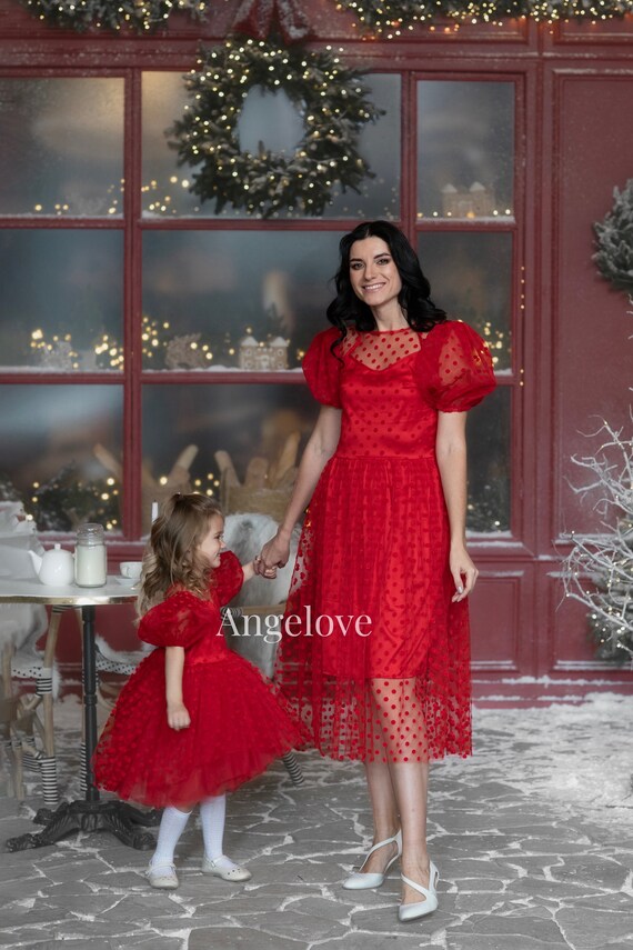mum and daughter christmas dress Matching dresses for mother and daughter