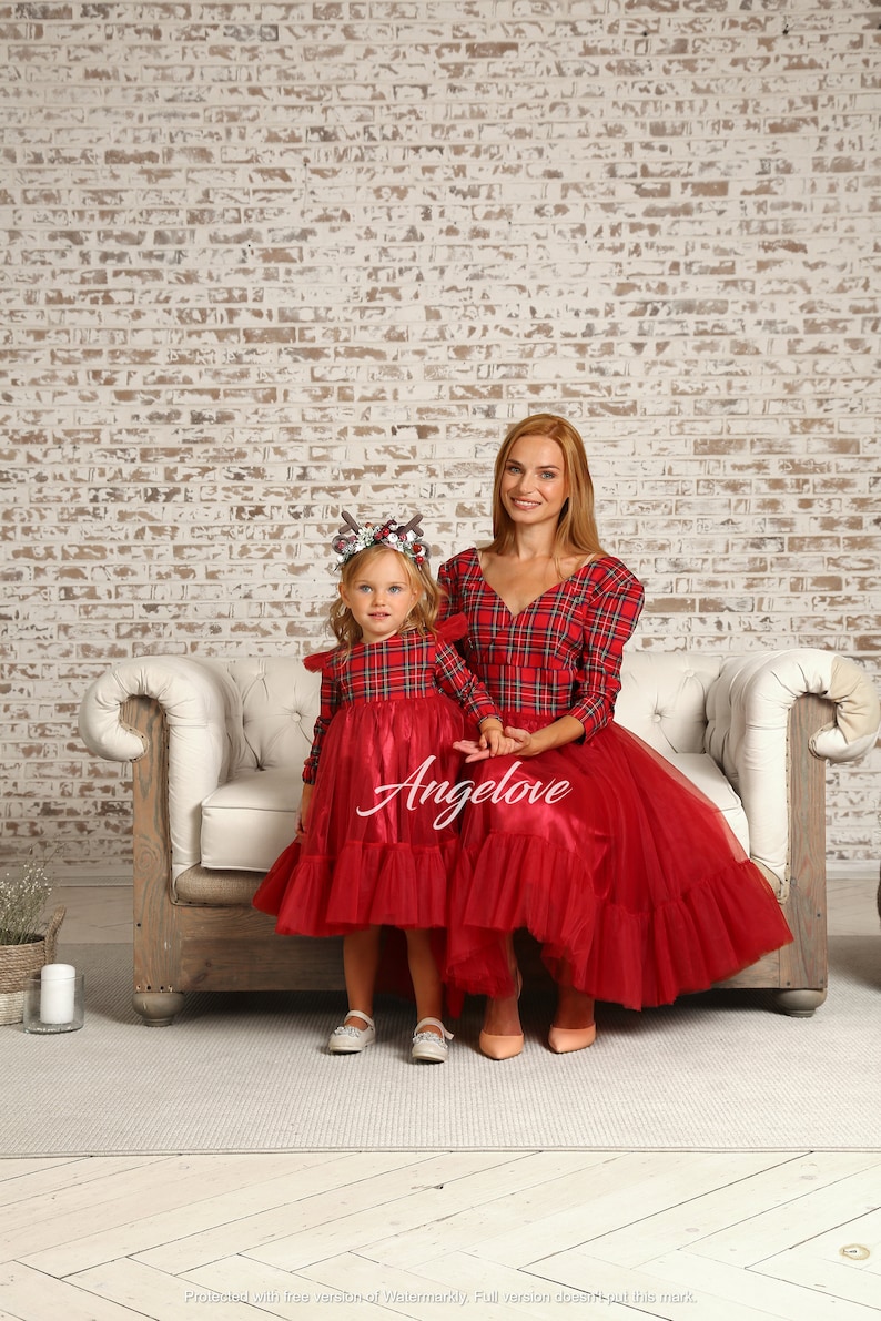 matching mommy and me christmas dress