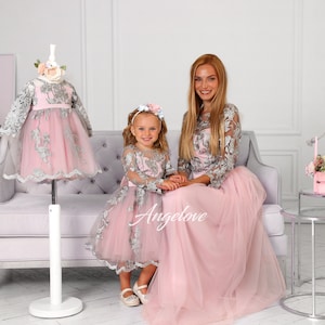 Mommy and Me  Dress - Mother and Daughter Matching Dress