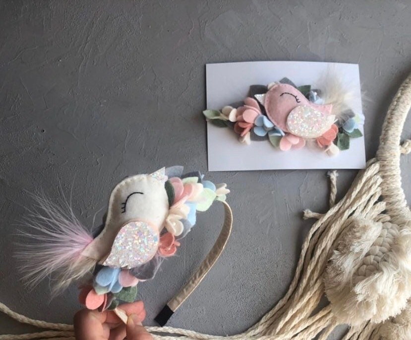 Headband Crown Bird Feather Wreath Photo Props Decoration for - Etsy