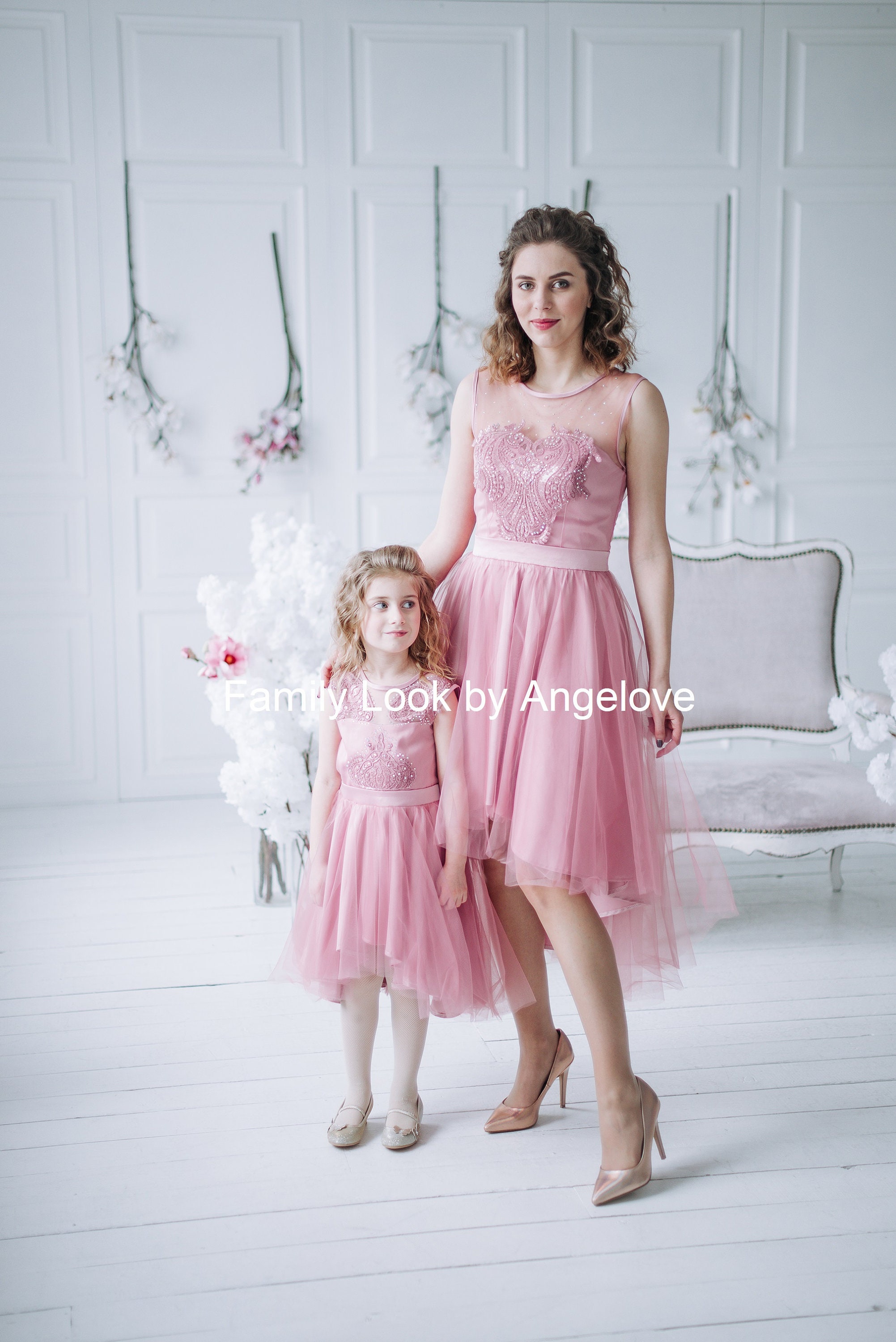 Mommy and Me Matching Dress Mother Daughter Tutu Birthday | Etsy