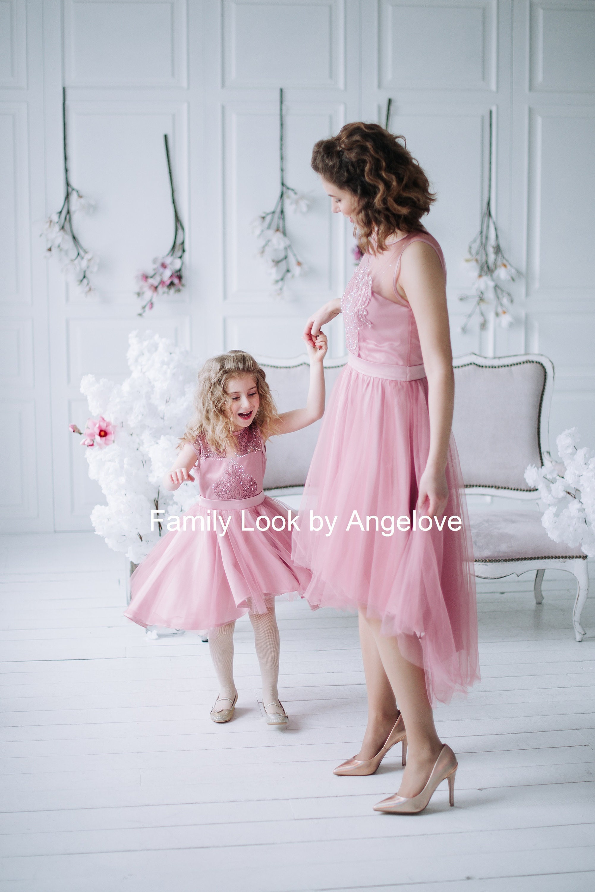 Mommy and Me Matching Dress Mother Daughter Tutu Birthday | Etsy
