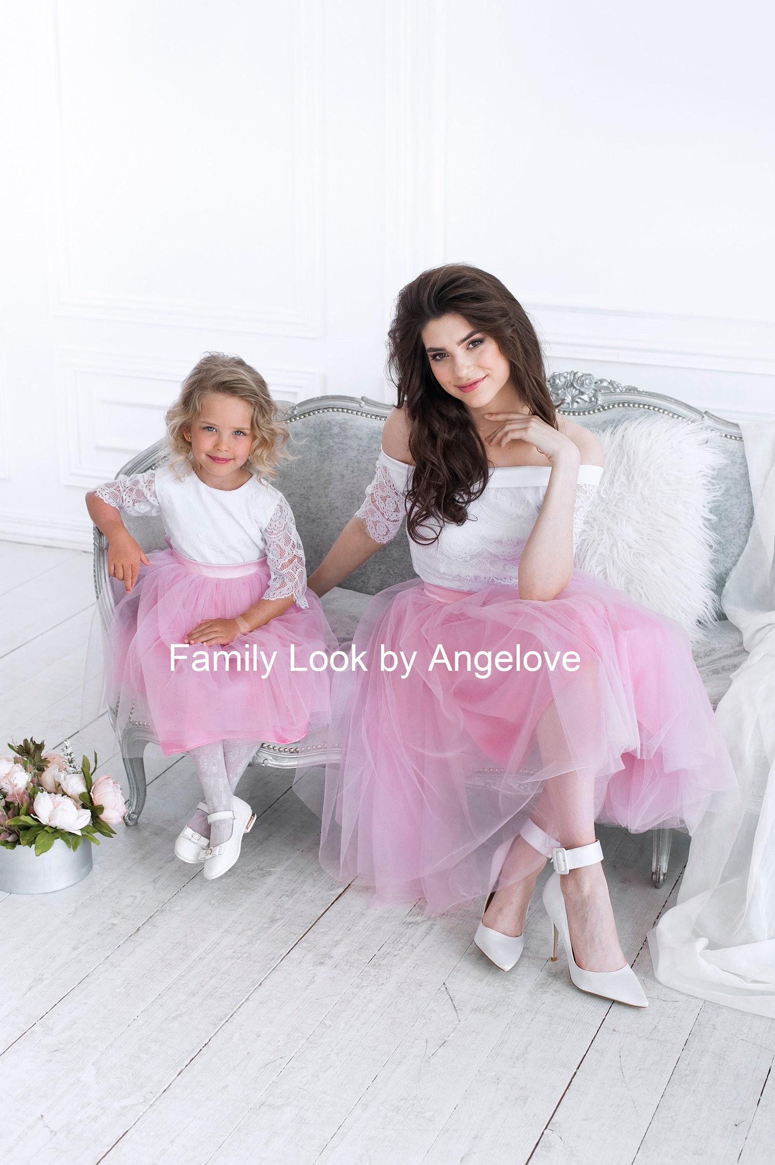 Mommy and Me Outfits Dress Matching Lace Mother and Daughter - Etsy