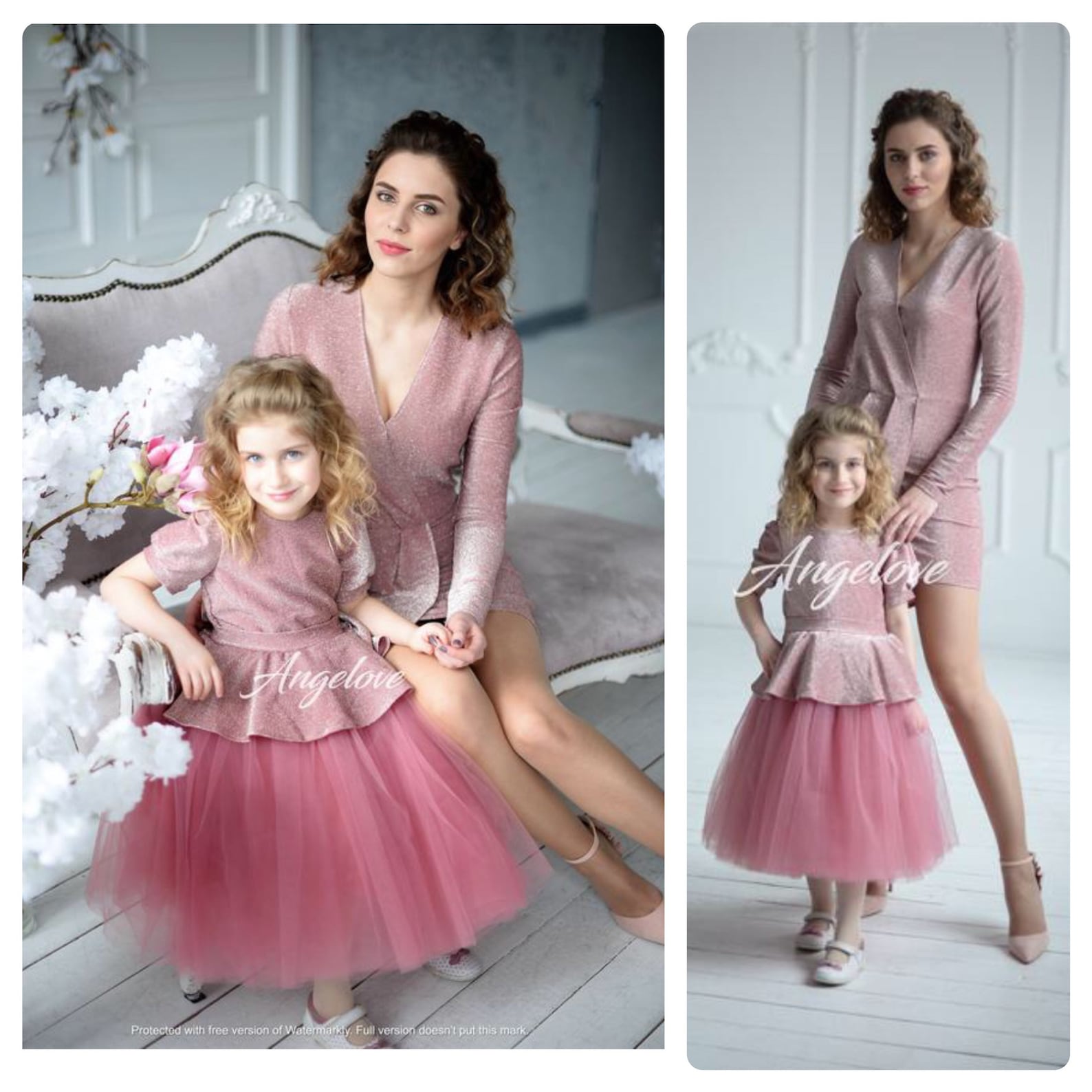 Matching Outfits Mommy and Me Dress Mother and Daughter - Etsy