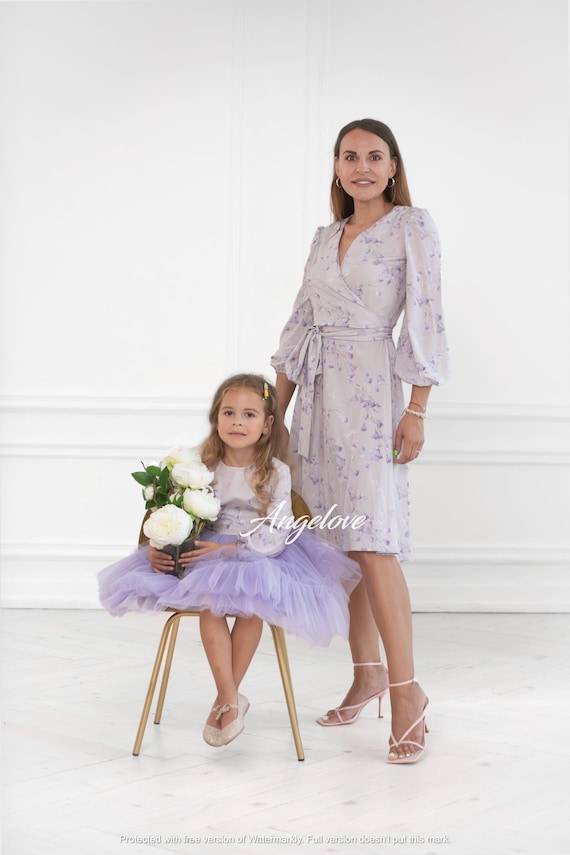 Matching Outfits Mommy and Me - Mother Daughter Dress - 1st Birthday Dress 