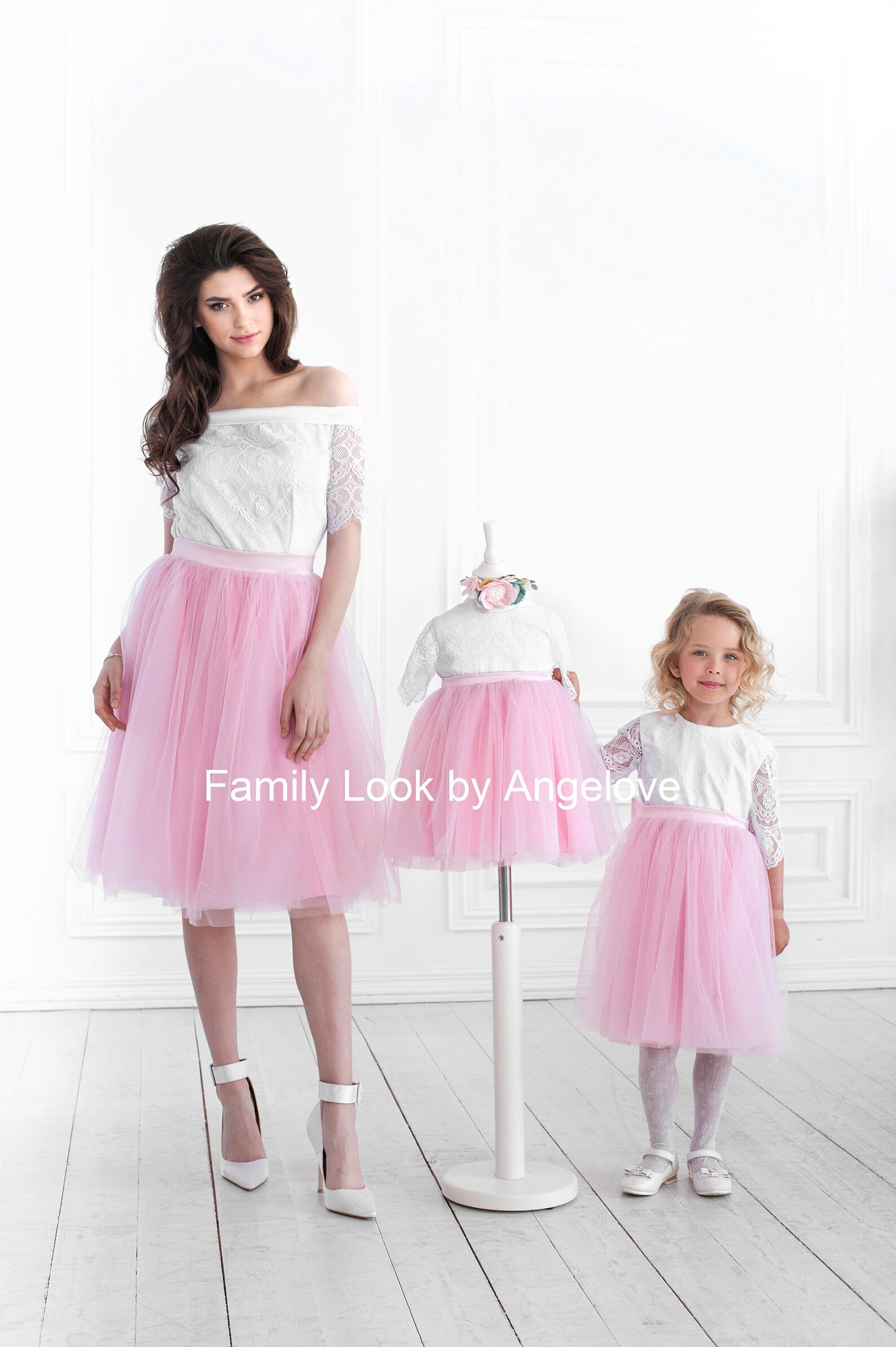 Mommy and Me Outfits Dress Matching Lace Mother and Daughter - Etsy