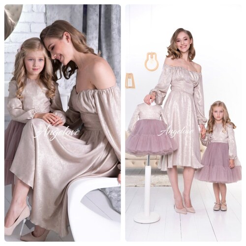 Matching Mommy and Me Outfits Mother Daughter Dress - Etsy image.