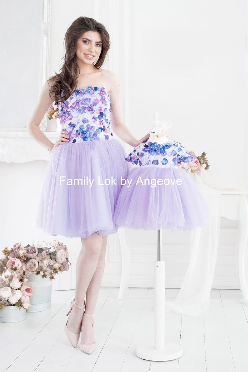 Mommy and Me Outfits Matching Dresses Mother Daughter Tutu | Etsy image.