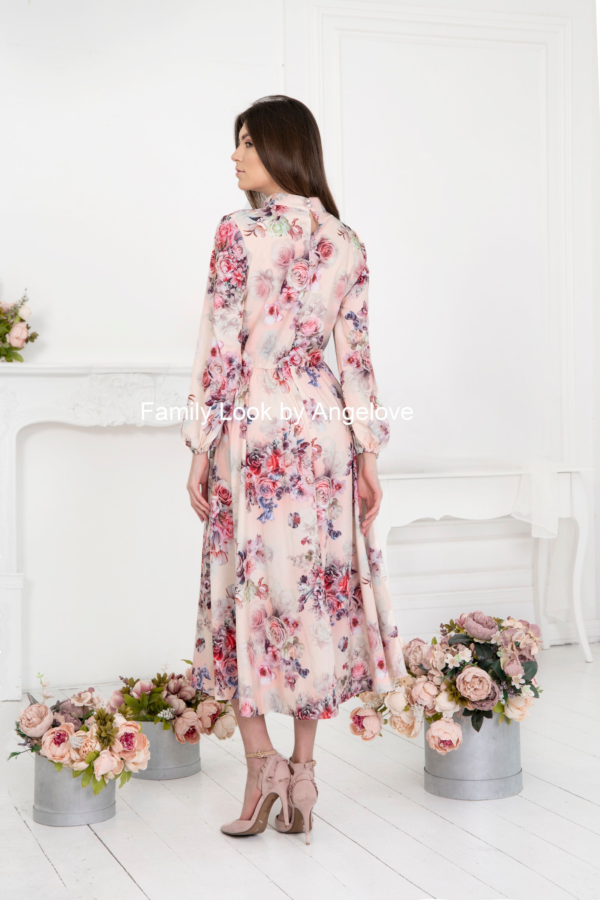 knee length dresses for ladies Elmont Long Sleeve Maxi Dress main image 1