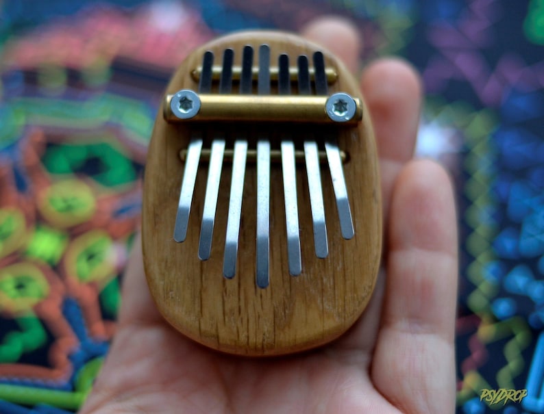Musical Instrument Kalimba Thumb Piano 7 Keys Portable Finger Etsy
