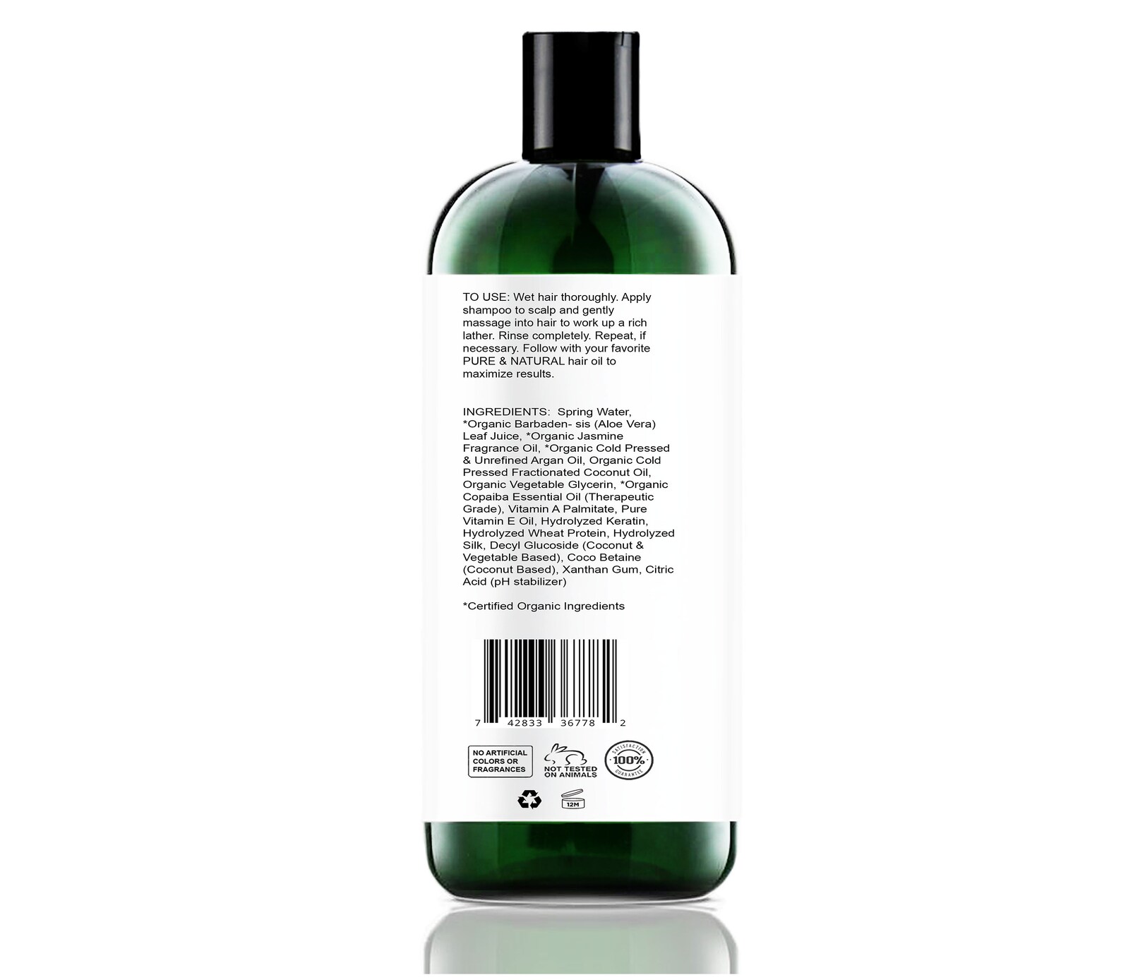 Jasmine Shampoo All Natural Organic Ph Balanced Rich in Etsy