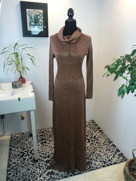 1970s Wenjilli / 70s Knit Dress 